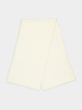 Fendi White FF Wool Silk Cashmere Shawl