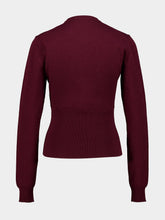 Dolce & Gabbana Bordeaux Cashmere Serafino Pullover