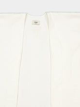 Fendi Ivory FF Wool Silk Poncho