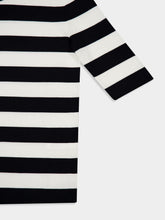 Dolce & Gabbana Wool Sweater with Inlaid Stripes