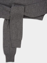 Dolce & Gabbana Grey V-Neck Cashmere Pullover