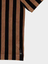 Fendi Brown Pequin Terry T-Shirt