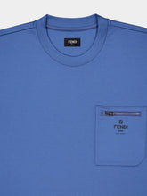 Fendi Blue Oversized T-Shirt
