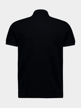 Fendi Black Cotton Piqué Slim Fit Polo Shirt