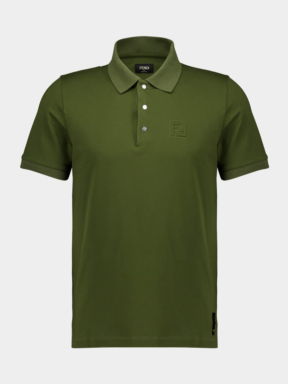 Green Cotton Polo Shirt