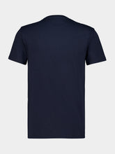 Fendi Dark Blue Cotton Logo T-Shirt