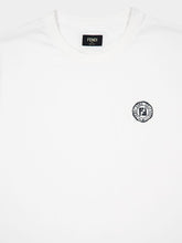 Fendi White FF Postcards Cotton T-Shirt