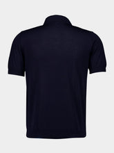 Fendi Blue Wool Polo Shirt