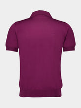 Fendi Ruby Red Wool Polo Shirt