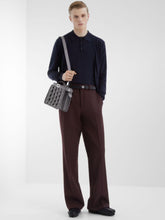 Fendi Blue V-neck Wool Cardigan