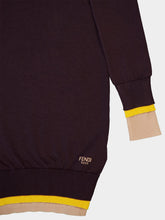Fendi Dark Purple Wool Dress
