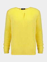 Fendi Yellow Mohair Jumper