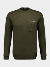 Fendi Olive Green Wool Jumper
