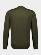 Fendi Olive Green Wool Jumper