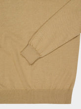 Fendi Camel FF Embossed Wool Pullover