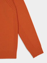 Fendi Orange Cashmere Crewneck Jumper