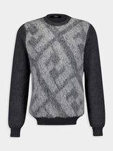 Fendi Crew Neck Alpaca Pullover
