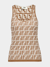 Fendi Brown FF Cotton Top