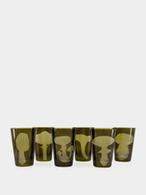 ARTĚL Moss Green Mushrooms Tumbler Set of 6