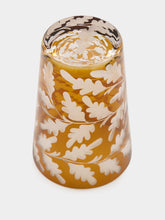 ARTĚL Walnut Brown Oak Leaves Tumbler