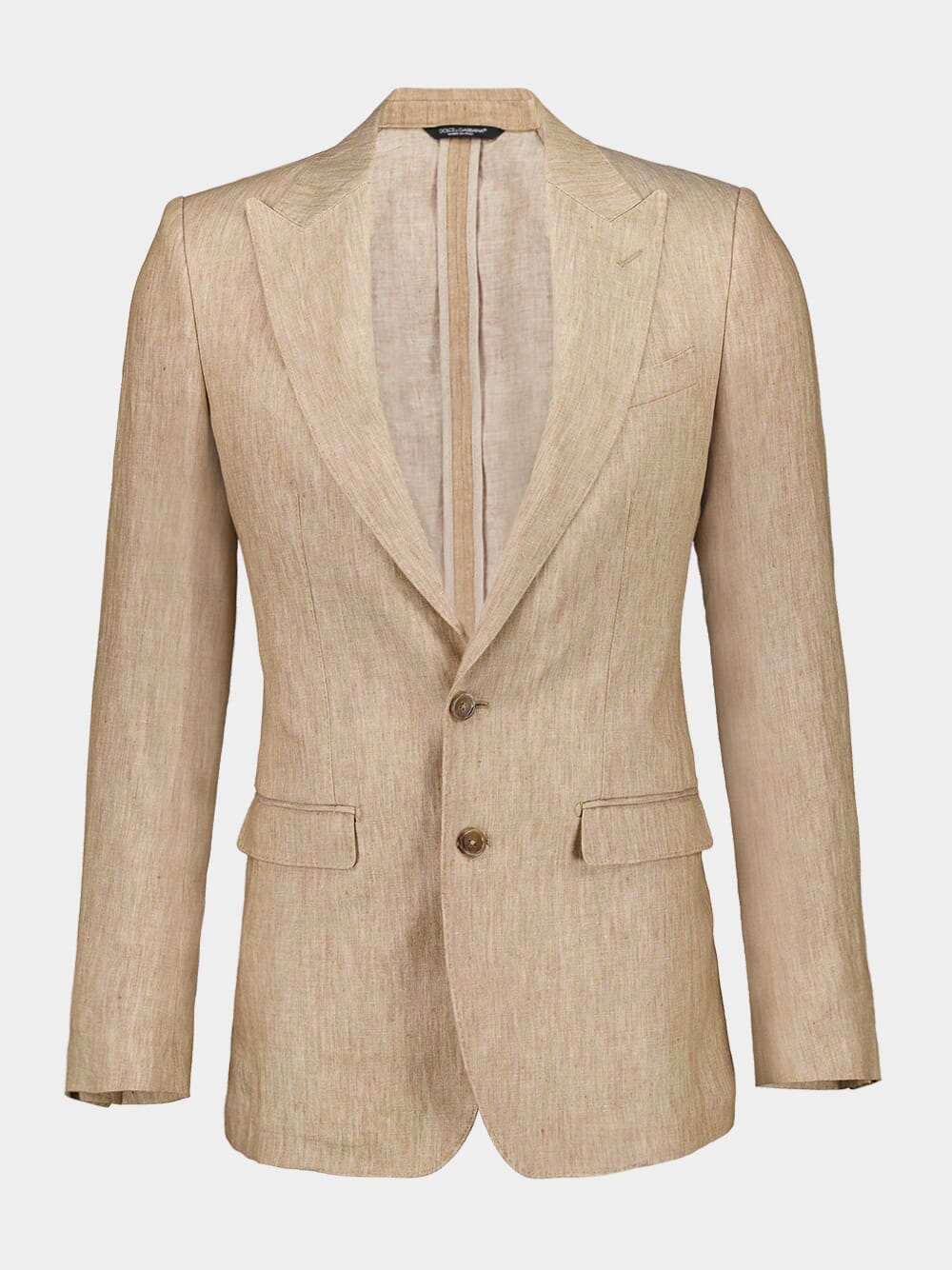 Beige Linen Taormina Jacket