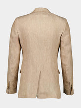 Dolce & Gabbana Beige Linen Taormina Jacket