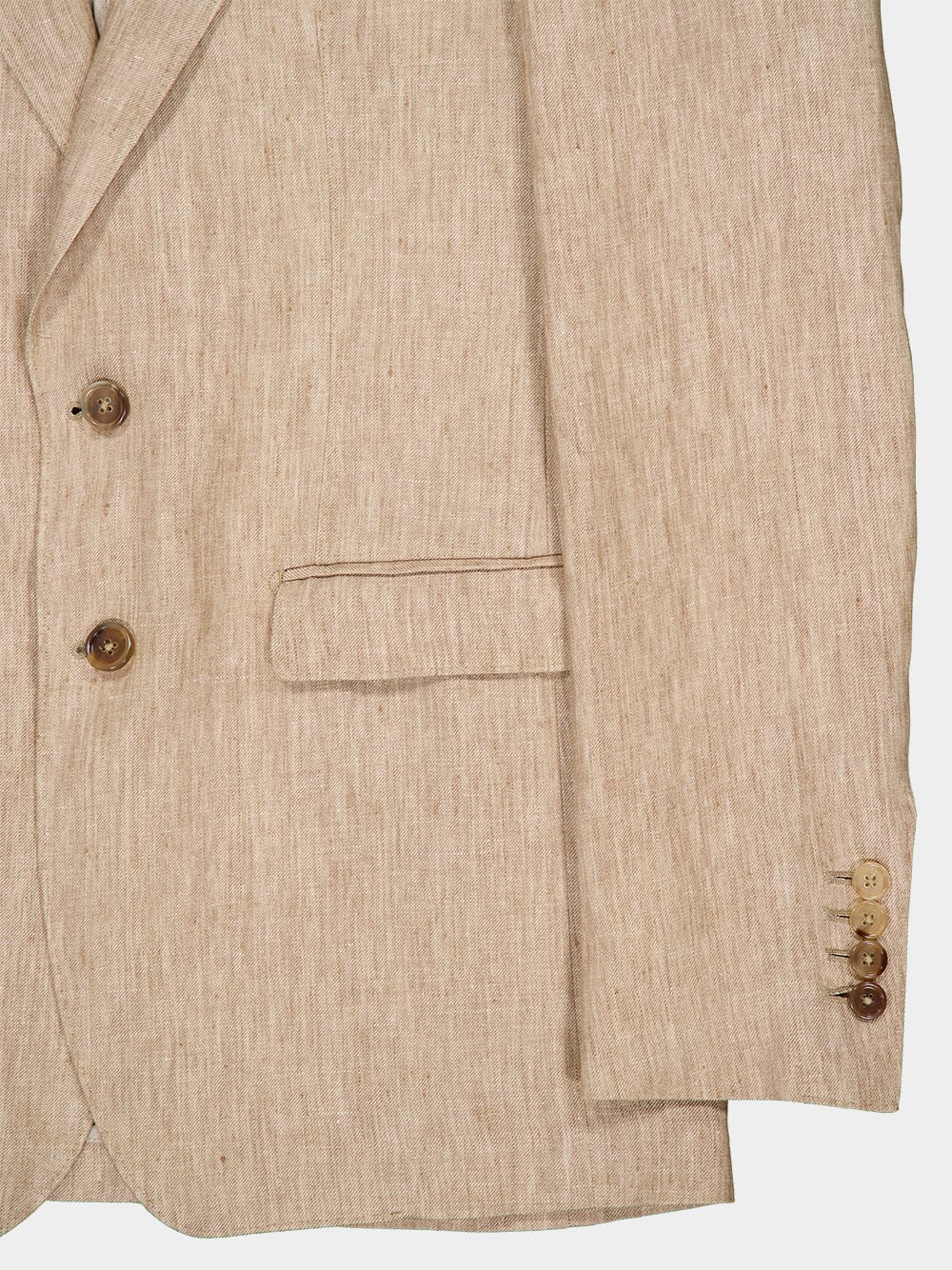 Beige Linen Taormina Jacket