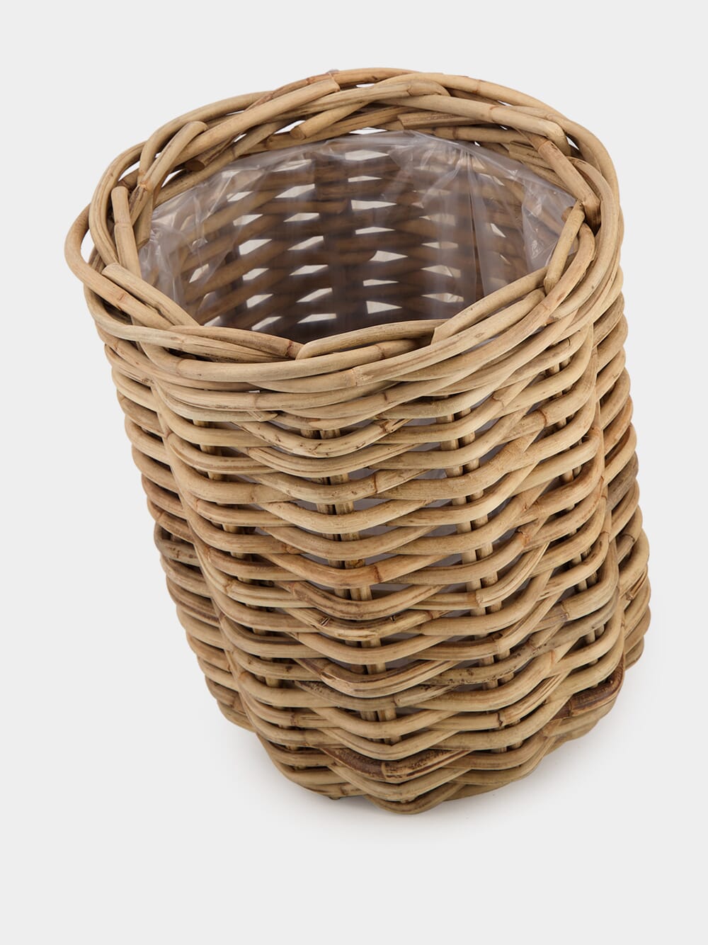 Natural Rattan Woven Medium Basket Planter