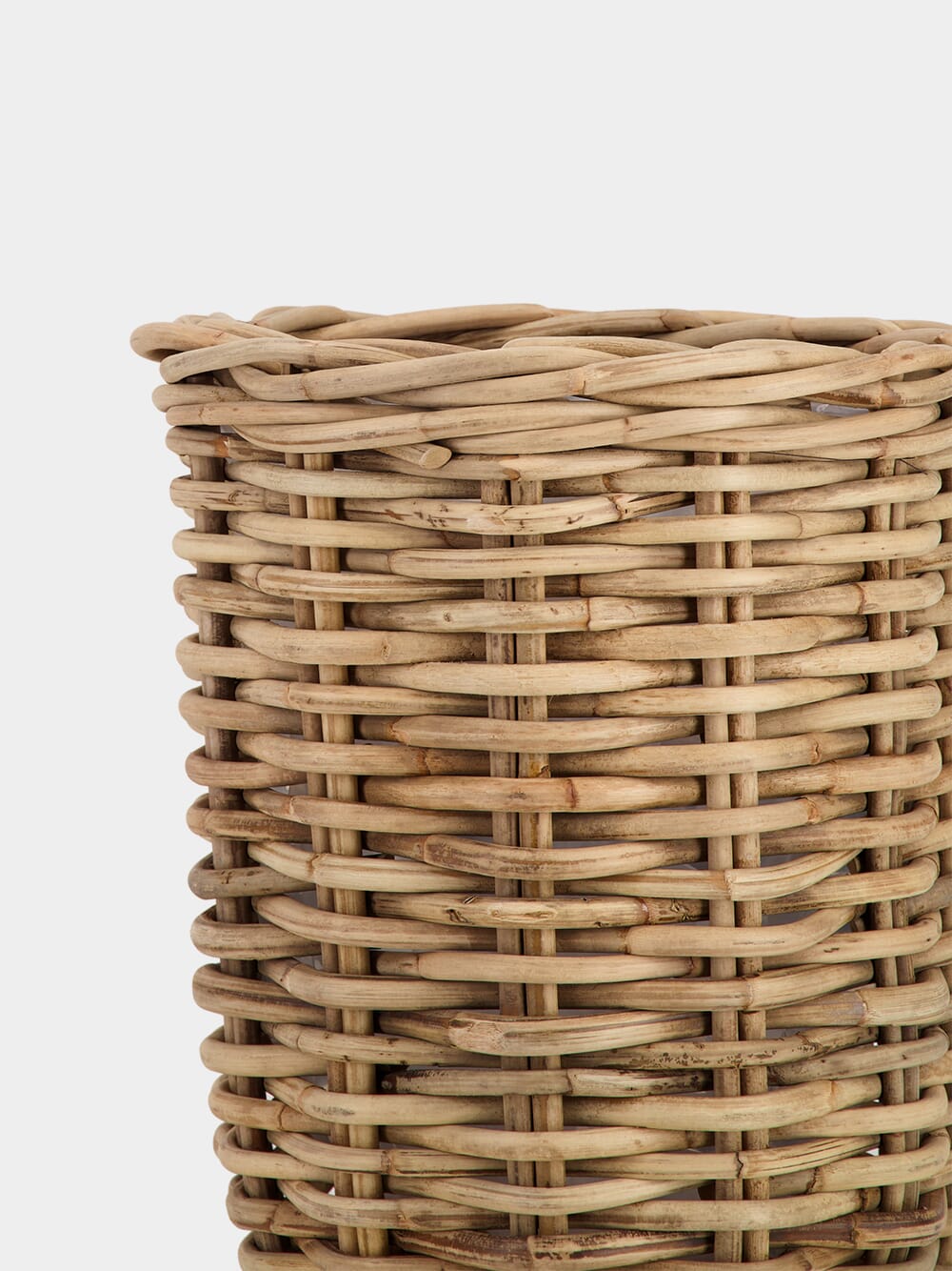 Natural Rattan Woven Medium Basket Planter