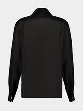 Dolce & Gabbana Black Hawaii Linen Canvas Shirt