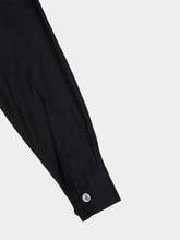 Dolce & Gabbana Black Hawaii Linen Canvas Shirt