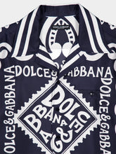 Dolce & Gabbana Marina-Print Silk Hawaii Shirt