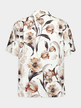 Dolce & Gabbana Silk Hawaiian Shirt with Tulip Print