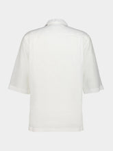 Dolce & Gabbana White Linen Short-Sleeve Shirt