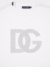 Dolce & Gabbana White Cotton Logo T-Shirt