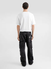 Dolce & Gabbana White Cotton Hand and Coffee Print T-shirt