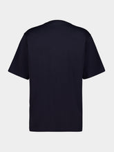 Dolce & Gabbana Dark Navy Blue Cotton Crewneck T-Shirt