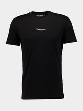 Dolce & Gabbana Black Cotton T-Shirt with Logo