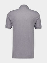 Dolce & Gabbana Grey Cotton Piqué Polo-Shirt with Branded Tag