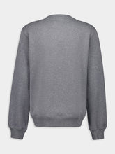 Dolce & Gabbana Grey Cotton Sweatshirt with Branded Tag
