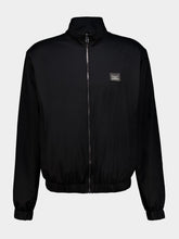 Dolce & Gabbana Black Light Nylon Jacket with Branded Tag