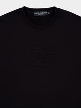 Dolce & Gabbana Black Cotton Sweatshirt with DG Logo