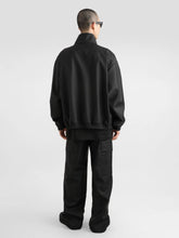 Dolce & Gabbana Black Wool High-Neck Jacket