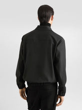 Dolce & Gabbana Gray Wool Jacket with Logo Tag