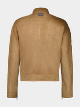 Dolce & Gabbana Beige Lambskin Leather Jacket