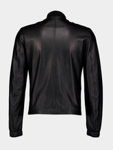 Dolce & Gabbana Black Lambskin Jacket