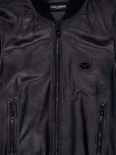 Dolce & Gabbana Black Lambskin Jacket
