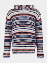 Marni Striped Cotton Hooded Jumper