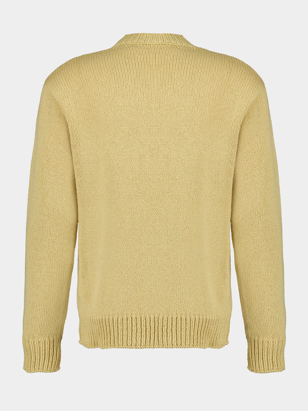 Vanilla Wool Sweater with Pocket