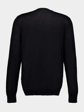 Marni Navy Blue Crewneck Wool Sweater